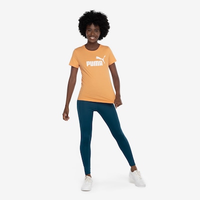 Camiseta Feminina Puma Manga Curta ESS Tee Logo - Foto 4