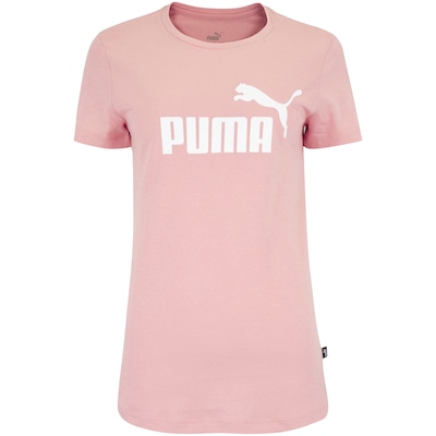Camiseta Feminina Puma Manga Curta ESS Tee Logo - Foto 5