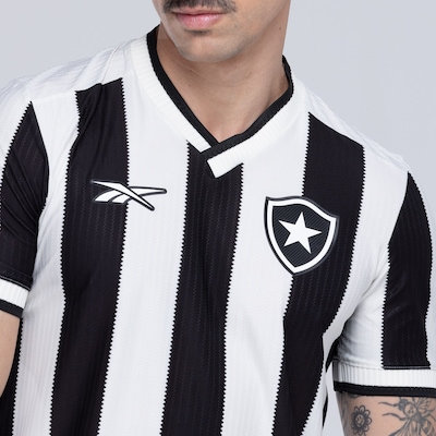 Camisa do Botafogo I 24 Reebok Masculina Torcedor - Foto 3