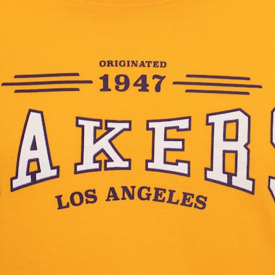 Camiseta do Los Angeles Lakers Infantil NBA Manga Longa Placement N0325 - Foto 3
