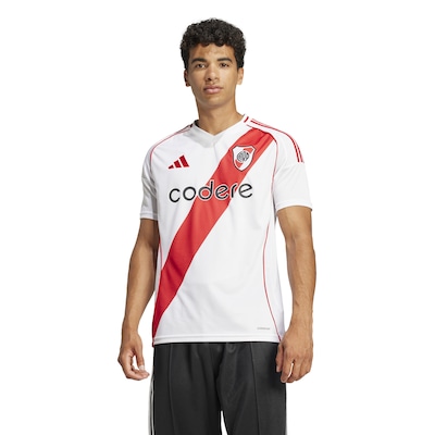 Camisa do River Plate I 24/25 adidas Masculina - Foto 1