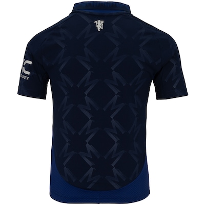 Camisa Polo do Manchester United II 24/25 adidas Infantil - Foto 2
