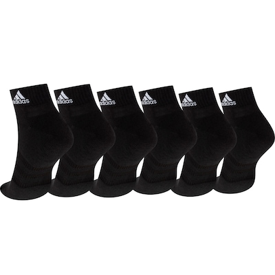 Kit de Meia adidas Cano Baixo 3 Pares Adulto - Foto 2