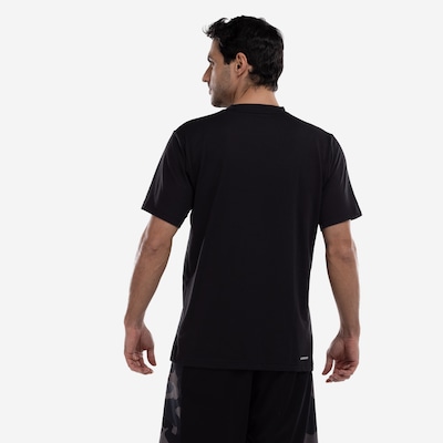 Camiseta Masculina adidas Manga Curta Logo Camuflado - Foto 2