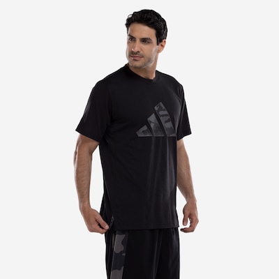 Camiseta Masculina adidas Manga Curta Logo Camuflado - Foto 4