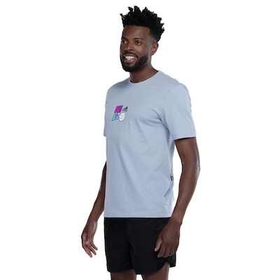 Camiseta Masculina adidas Manga Curta Graphic - Foto 2