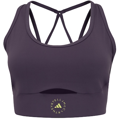 Top Fitness com Bojo Removível adidas Média Sustentação Stella McCartney Adulto - Foto 4