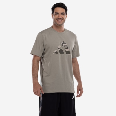Camiseta Masculina adidas Manga Curta Logo Camuflado - Foto 5