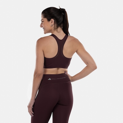 Top Fitness com Bojo Removível adidas Média Sustentação Stella McCartney Adulto - Foto 2