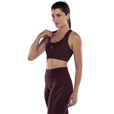 Top Fitness com Bojo Removível adidas Média Sustentação Stella McCartney Adulto - Foto 6