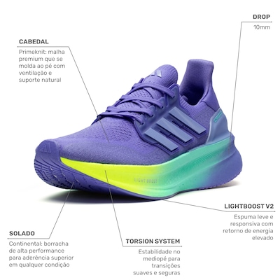 Tênis adidas Ultraboost 5 Feminino - Foto 3