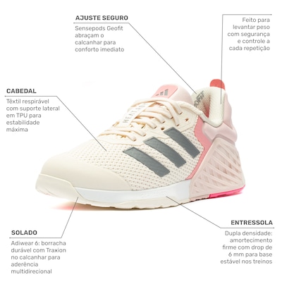Tênis adidas Dropset 3 Trainer Feminino - Foto 3