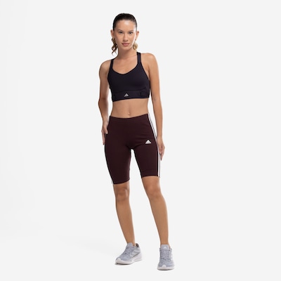 Bermuda Feminina adidas Biker 3 Stripes - Foto 5