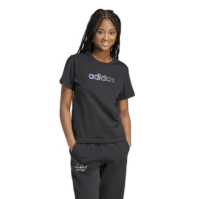 Camiseta Feminina adidas Manga Curta Graphic - Foto 1