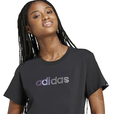 Camiseta Feminina adidas Manga Curta Graphic - Foto 5