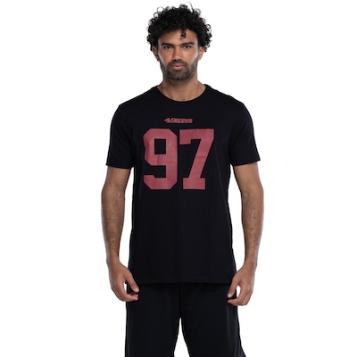 Camiseta do San Francisco 49ers NFL Masculina Player Bosa NF016 - Foto 2