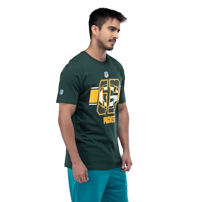 Camiseta do Green Bay Packers NFL Masculina Player Love NF059 - Foto 2