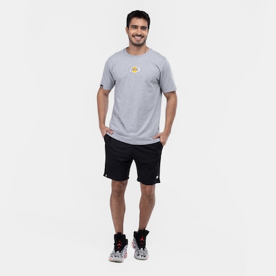 Camiseta do Los Angeles Lakers NBA Masculina Core N0652 - Foto 6
