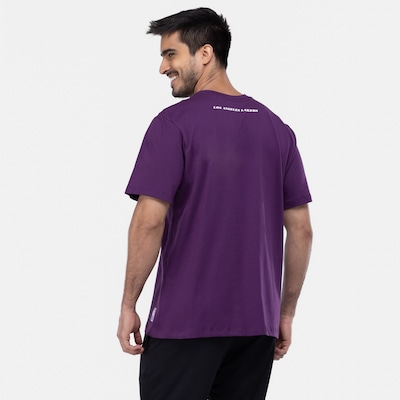 Camiseta do Los Angeles Lakers NBA Masculina Core N0652 - Foto 3