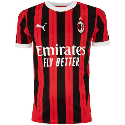 Camisa do Milan I 24/25 Puma Masculina Torcedor - Foto 1