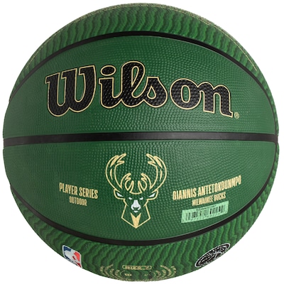 Bola de Basquete Giannis Antetokounmpo Wilson NBA Player Icon - Foto 2