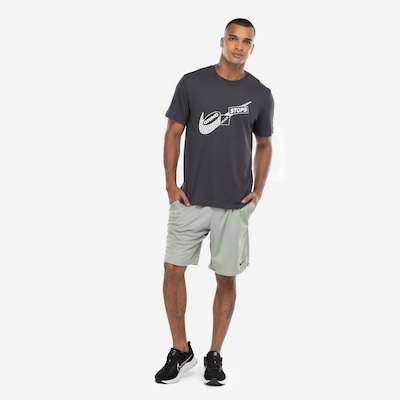 Camiseta Masculina Nike Manga Curta Dri-fit Gym Kit - Foto 4