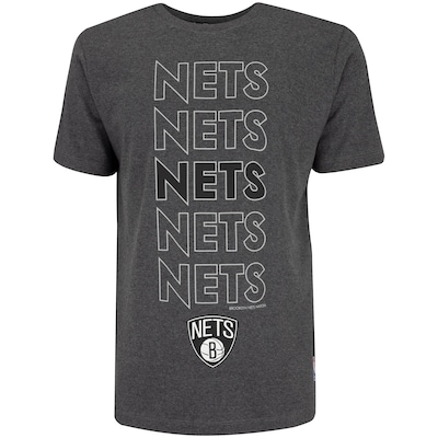 Camiseta do Brooklyn Nets NBA Masculina NB957 Contour - Foto 1