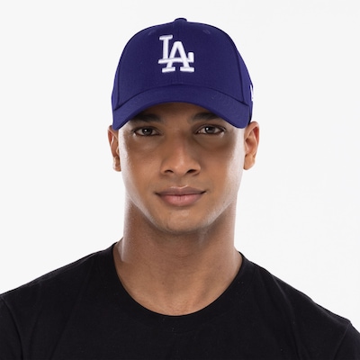 Boné Aba Curva Los Angeles Dodgers MLB 940 New Era Strapback Team Color Adulto - Foto 4