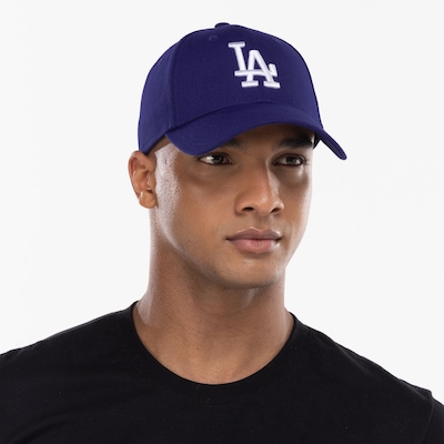 Boné Aba Curva Los Angeles Dodgers MLB 940 New Era Strapback Team Color Adulto - Foto 2
