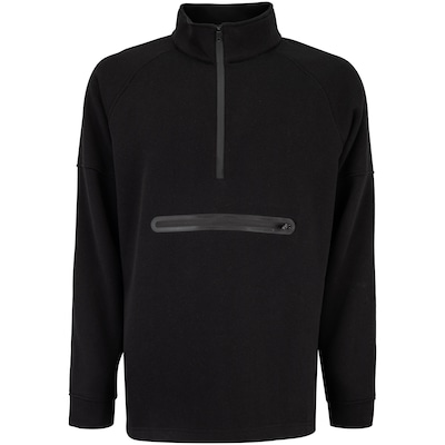 Blusão Masculino Oxer Half-Zipper Bolso Seguro - Foto 1