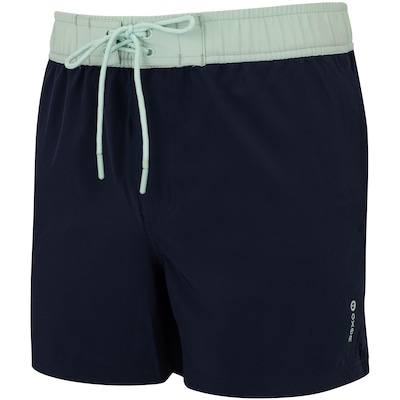 Bermuda Masculina Oxer Swim Liso Contraste - Foto 1