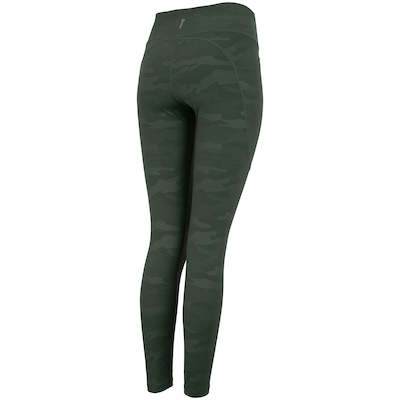 Calça Legging Feminina Oxer Camuflada Premium Média Compressão Cós Baixo - Foto 2