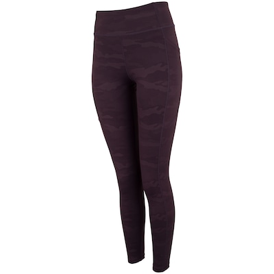 Calça Legging Feminina Oxer Camuflada Premium Média Compressão Cós Baixo - Foto 6