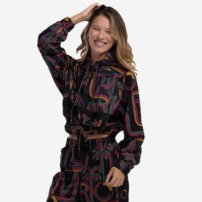 Jaqueta Feminina Logotuca Tela Forrada com Capuz Farm - Foto 4
