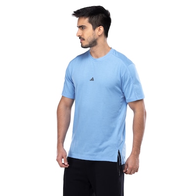 Camiseta Masculina adidas Manga Curta Yoga Premium - Foto 2