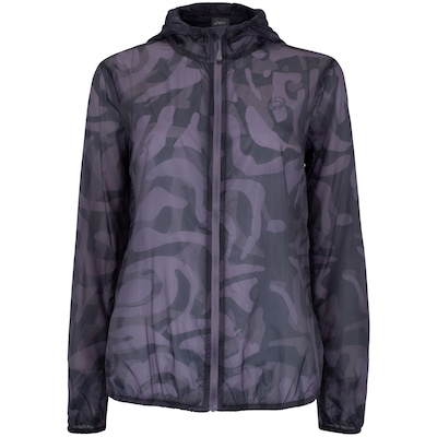 Jaqueta Corta-Vento Feminina ASICS com Capuz Kumadori Packable - Foto 1