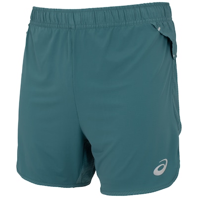Bermuda Masculina ASICS 5 Pinstripe 2 em 1 Bolso Interno - Foto 1