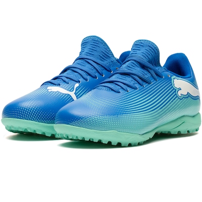 Chuteira Society Puma Future 7 Play TT PS Júnior - Foto 2