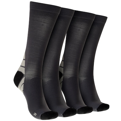 Kit 2 pares de Meias Nord Cano Longo Trilha Tamanho 39-44 Adulto - Foto 1