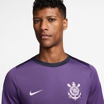 Camisa de Treino do Corinthians 25 Nike Masculina - Foto 3