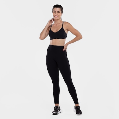 Top Fitness com Bojo Nike Baixa Sustentação Alate Coverage LS Bra Adulto - Foto 3