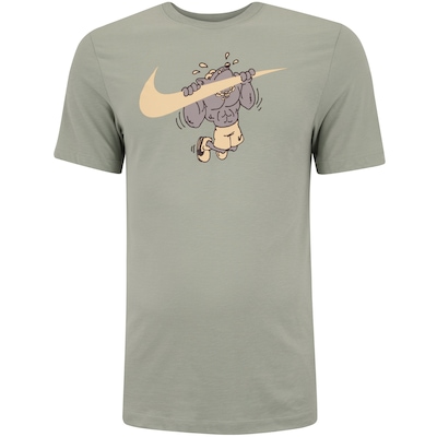Camiseta Masculina Nike Manga Curta Dri-fit Tee Slub IY - Foto 5