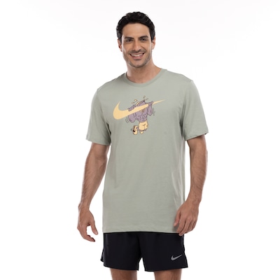 Camiseta Masculina Nike Manga Curta Dri-fit Tee Slub IY - Foto 1