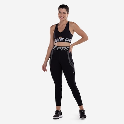 Top Fitness com Bojo Removível Nike Média Sustentação Indy Plung Bra Bold Adulto - Foto 3