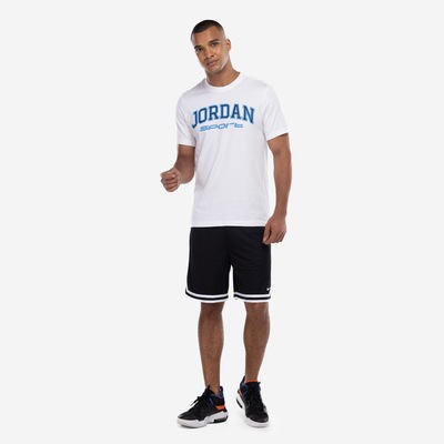 Camiseta Jordan Nike Masculina Sportswear Arch SS CR - Foto 4