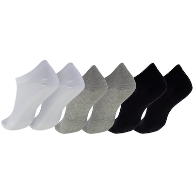 Kit 3 Pares de Meias ASICS Invisible Tamanho 34-38 Adulto - Foto 2