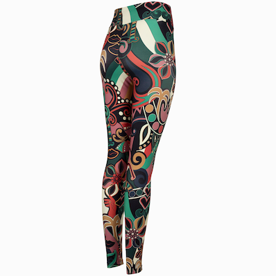 Calça Farm Legging Floresta de Cor Cós Médio Média Compressão Feminina - Foto 2