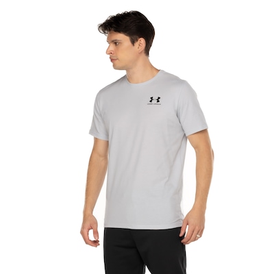 Camiseta Masculina Under Armour Manga Curta Sportstyle Left Chest - Foto 2