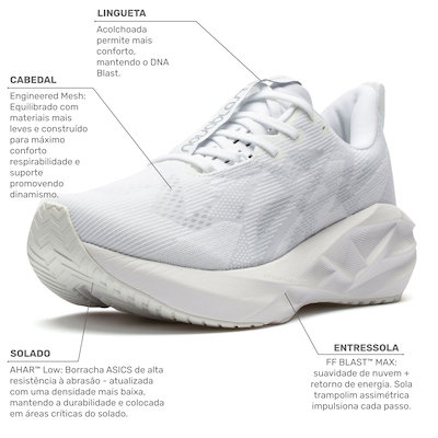 Tênis ASICS Novablast 5 Masculino - Foto 2