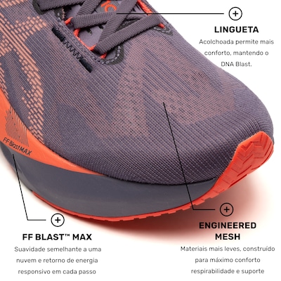 Tênis ASICS Novablast 5 Masculino - Foto 4